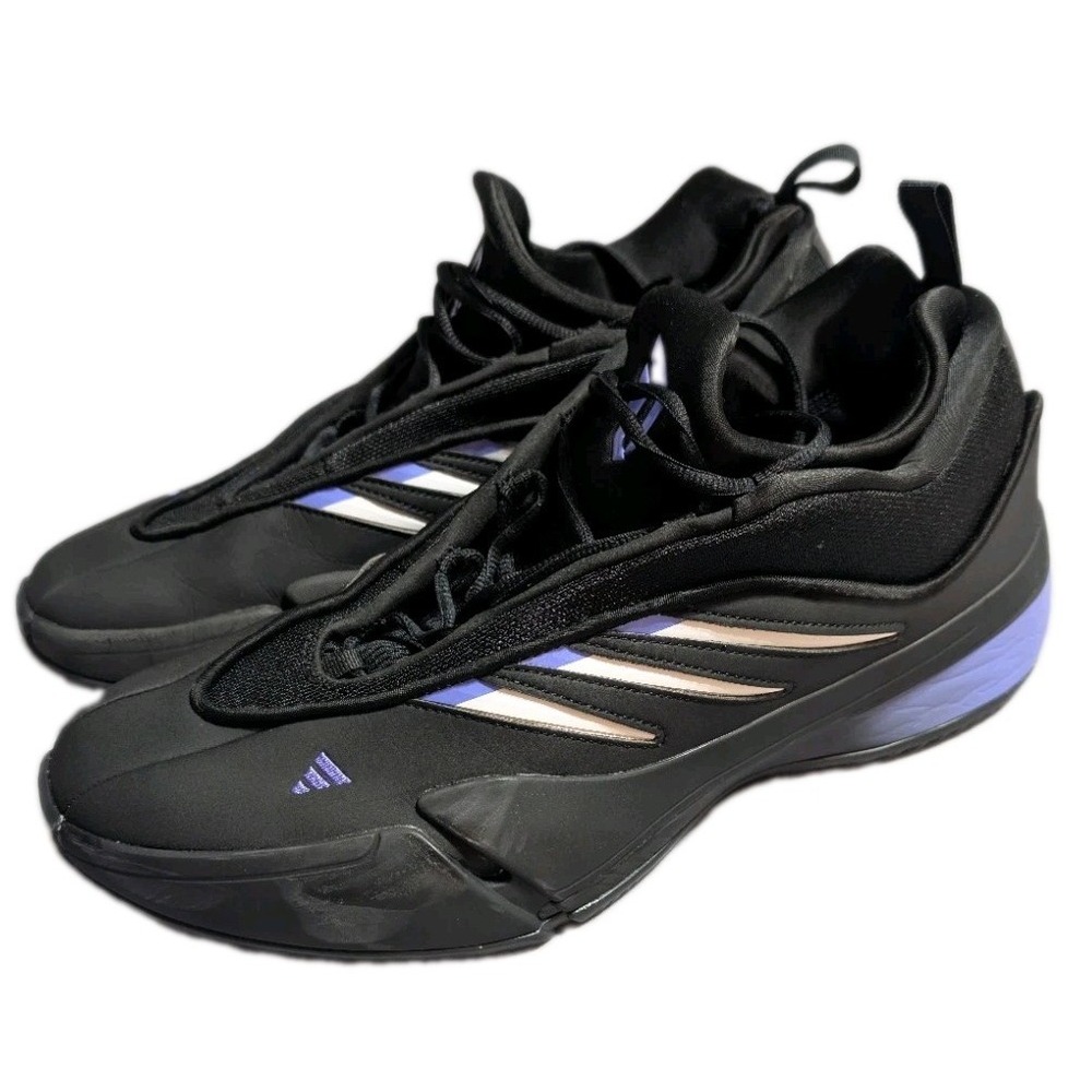 Adidas Dame 9 Basketball Shoes Mens 13 Black Purple Damian Lillard JI1938